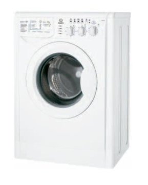 Indesit Wisl125 - washing machine lavatrice Caricamento frontale 4,5 kg 1200 Giri/min Bianco