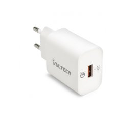 Vultech CC-118QCLWH Caricabatterie per dispositivi mobili Bianco Interno