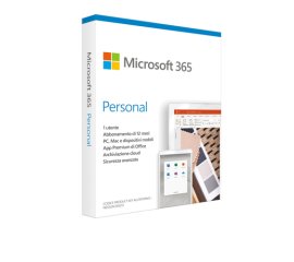 Microsoft 365 Personal, 1 Persona, 1 Anno, Scatola