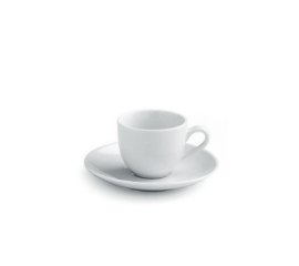 Tognana Porcellane Set 6 coffee cup&sau. Bianco