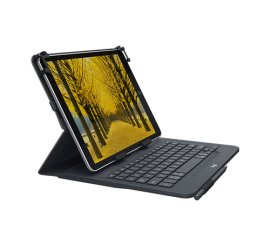 Logitech Universal Folio Cover iPad o Tablet con Tastiera Bluetooth Wireless, Per la maggior parte dei tablet da 9-10", iOS, ‎Android, Windows, ‎Italiano Qwerty, Nero