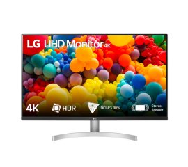 LG 32UN500-W Monitor PC 80 cm (31.5") 3840 x 2160 Pixel 4K Ultra HD Nero, Argento, Bianco