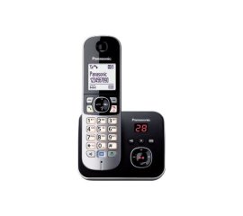 Panasonic KX-TG6821 Telefono DECT Identificatore di chiamata Nero, Bianco
