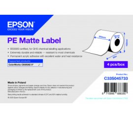 Epson PE Matte Label - Continuous Roll: 203mm x 55m