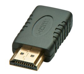 Lindy 41208 adattatore per inversione del genere dei cavi HDMI HDMI Mini Nero