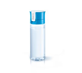 Brita Fill&Go Bottle Filtr Blue Bottiglia per filtrare l'acqua 0,6 L Blu, Trasparente