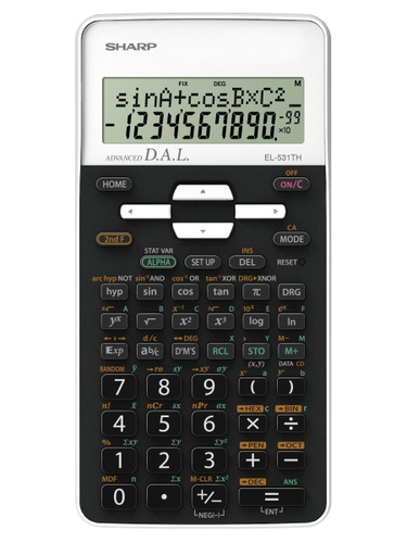Sharp EL-531TH calcolatrice Tasca Calcolatrice scientifica Nero, Bianco e' tornato disponibile su Radionovelli.it!