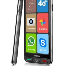 Brondi Amico Smartphone S Nero 14,5 cm (5.7") Doppia SIM Android 8.1 4G USB tipo-C 1 GB 8 GB 2800 mAh venduto su Radionovelli.it!