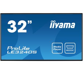 iiyama LE3240S-B2 visualizzatore di messaggi Pannello piatto per segnaletica digitale 80 cm (31.5") VA Full HD Nero