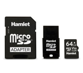 Hamlet XSD064-U3V30 memoria flash 64 GB MicroSD Classe 10
