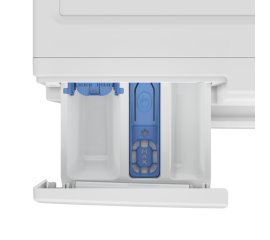 Beko WDEX8540430W lavasciuga Libera installazione Caricamento frontale Bianco D
