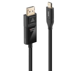 Lindy 43301 cavo e adattatore video 1 m USB tipo-C DisplayPort Nero