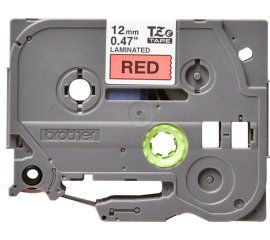 Brother TZE-431 nastro per etichettatrice Nero su rosso