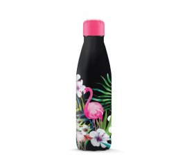 The Steel Bottle - Black Series 500 ml - Flamingo