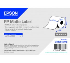 Epson C33S045742 etichetta per stampante Bianco
