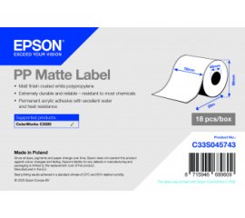 Epson C33S045743 etichetta per stampante