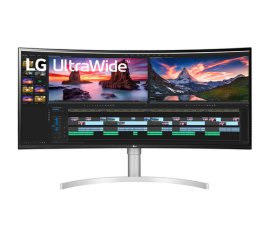 LG 38WN95C-W Monitor PC 96,5 cm (38") 3840 x 1600 Pixel UltraWide Quad HD Nero, Argento, Bianco