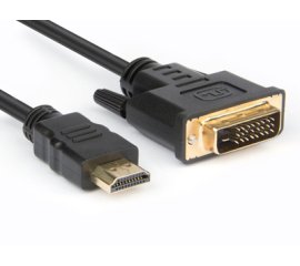 Hamlet XVCHDM-DV18 cavo e adattatore video 1,8 m HDMI tipo A (Standard) DVI-D Nero