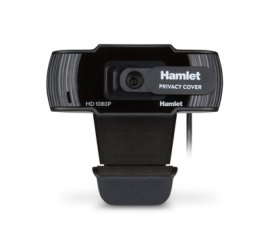 Hamlet HWCAM1080-P webcam 2 MP 1920 x 1080 Pixel USB 2.0 Nero