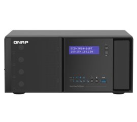 QNAP QGD-3014-16PT-8G switch di rete Gestito Gigabit Ethernet (10/100/1000) Supporto Power over Ethernet (PoE) Nero