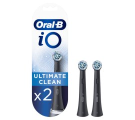 Oral-B iO Ultimate Clean iO Testine Di Ricambio Ultimate Clean Nere. 2 Pezzi