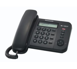 Panasonic KX-TS560EX1B telefono Telefono analogico Identificatore di chiamata Nero