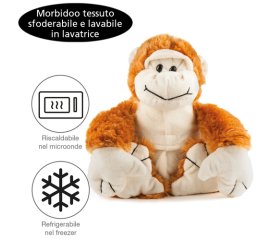 Macom Warmpuppies Boule a forma di scimmia riscaldabile in microonde