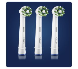 Oral-B CrossAction Testine Di Ricambio Con Tecnologia CleanMaximiser, Confezione Da 3 Pezzi
