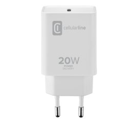 Cellularline USB-C Charger 20W - iPhone 8 or later Bianco