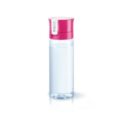Brita Fill&Go Bottle Filtr Pink Bottiglia per filtrare l'acqua Rosa, Trasparente