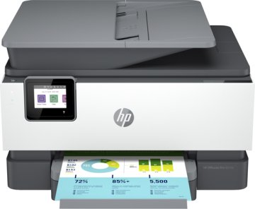 HP OfficeJet Pro Stampante multifunzione HP 9014e, Colore, Stampante per Piccoli uffici, Stampa, copia, scansione, fax, HP+; Idoneo per HP Instant Ink; alimentatore automatico di documenti; Stampa fro