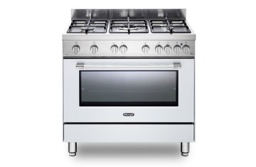 De’Longhi PRO 96 GVW cucina Cucina freestanding Elettrico/Gas Gas Acciaio inossidabile, Bianco A
