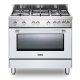 De’Longhi PRO 96 GVW cucina Cucina freestanding Elettrico/Gas Gas Acciaio inossidabile, Bianco A 2