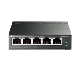 TP-Link TL-SG105PE switch di rete Gestito L2 Gigabit Ethernet (10/100/1000) Supporto Power over Ethernet (PoE) Nero