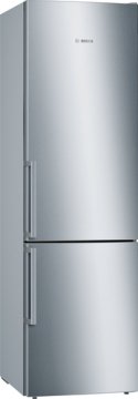 Bosch Serie 6 KGE398IBP frigorifero con congelatore Libera installazione 343 L B Acciaio inossidabile