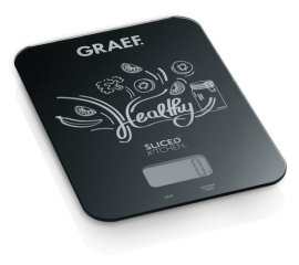 Graef Family Line Nero Superficie piana Quadrato Bilancia da cucina elettronica