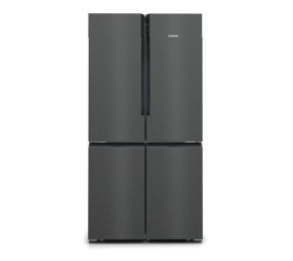 Siemens iQ500 KF96NAXEA frigorifero side-by-side Libera installazione 605 L E Nero, Acciaio inossidabile