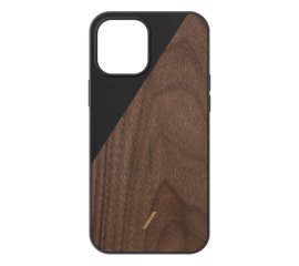 Native Union Clic Wooden custodia per cellulare 17 cm (6.7") Cover Nero, Legno
