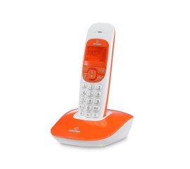 Brondi Nice Telefono DECT Identificatore di chiamata Arancione, Bianco