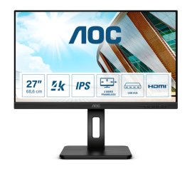AOC U27P2CA Monitor PC 68,6 cm (27") 3840 x 2160 Pixel 4K Ultra HD LED Nero