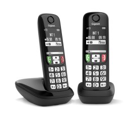Gigaset E270 Duo Telefono DECT Identificatore di chiamata Nero