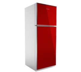 Bompani BOK460R/E frigorifero con congelatore Libera installazione 423 L Rosso, Acciaio inossidabile