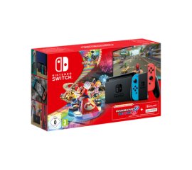 Nintendo Switch + Mario Kart 8 Deluxe + 3 mesi abbonamento Switch Online console da gioco 15,8 cm (6.2") 32 GB Touch screen Wi-Fi Nero, Blu, Rosso