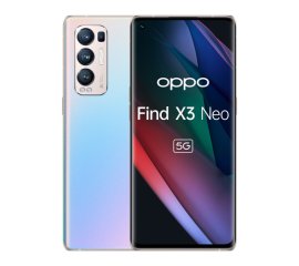 OPPO Find X3 Neo Smartphone 5G, Qualcomm865, Display 6.55''FHD+AMOLED, 4 Fotocamere 50MP, RAM 12GB ESPANDIBILE FINO A 19GB+ROM 256GB, 4500mAh, WiFi 6, Dual Sim, [Versione Italiana], Colore Galactic Si