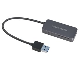 Mediacom MD-S400 lettore di schede USB 3.2 Gen 1 (3.1 Gen 1) Type-A Alluminio