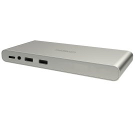 Mediacom MD-C321 replicatore di porte e docking station per laptop Cablato USB 3.2 Gen 1 (3.1 Gen 1) Type-C Argento