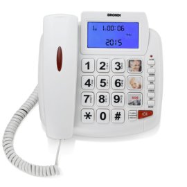 Brondi Bravo 90 Telefono analogico Identificatore di chiamata Bianco e' tornato disponibile su Radionovelli.it!