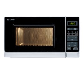 Sharp Home Appliances R-242INW forno a microonde Superficie piana Solo microonde 20 L 800 W Argento