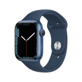 Apple Watch Series 7 GPS, 45mm Cassa in Alluminio Blu con Cinturino Sport Azzurro e' ora in vendita su Radionovelli.it!