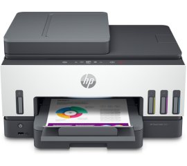 HP Smart Tank Stampante multifunzione 7605, Colore, Stampante per Abitazioni e piccoli uffici, Stampa, copia, scansione, fax, ADF e wireless, ADF da 35 fogli, scansione verso PDF, stampa fronte/retro